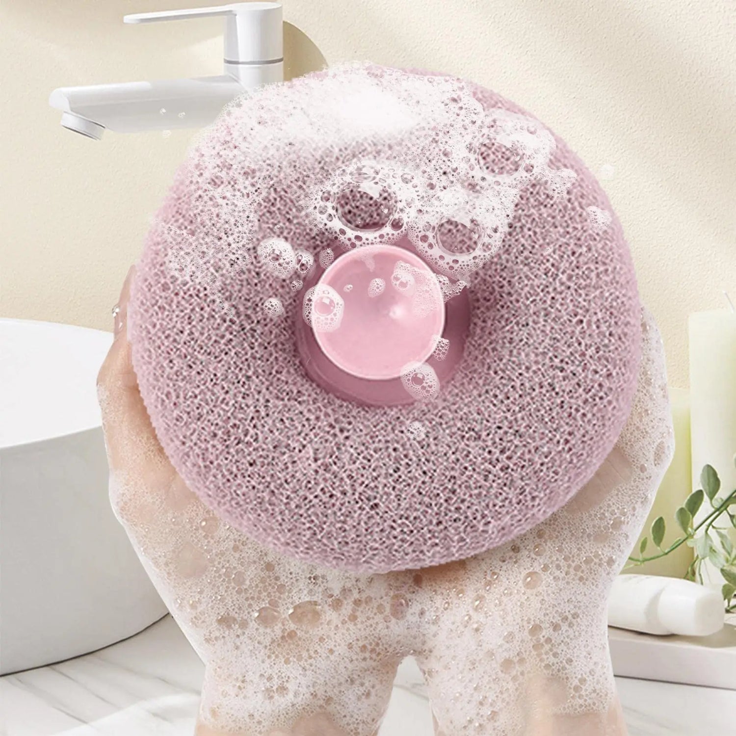 LOOFAH™ – L’éponge exfoliante naturelle pour une peau douce et lumineuse Idéal Cosmetik