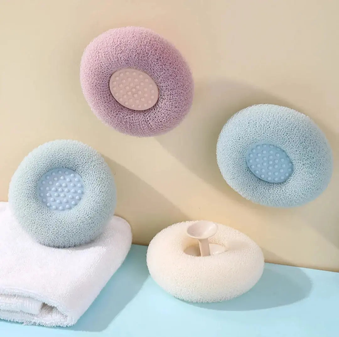 Éponge de bain exfoliant loofah Idéal Cosmetics