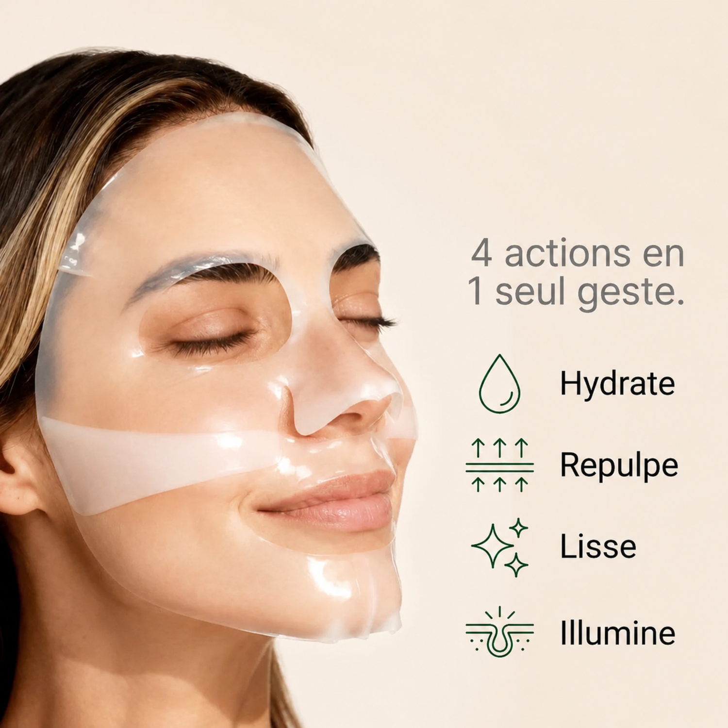 Ton visage travaille la journée. Ton rituel travaille la nuit.