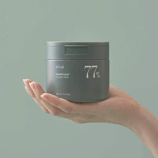 Pad exfoliant Heartleaf texture disque tonifiant