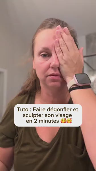 Utilisation de l'OmiBrush sur le cou pour relancer la circulation lymphatique